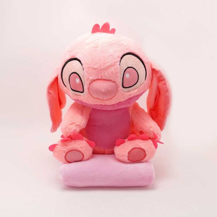 Стич 3в1 — плюшевая игрушка с пледом и подушкой (40 см)