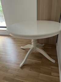 Super stan stół drewniany biały rozkładany IKEA INGATORP