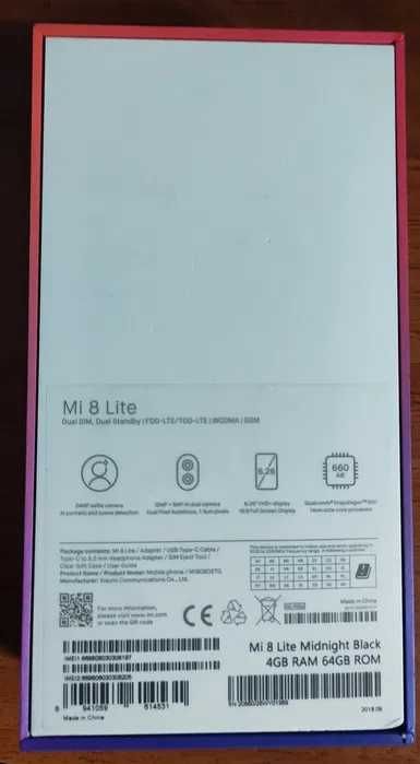 Смартфон Xiaomi Mi 8 Lite