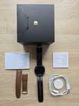 Huawei Watch GT srebrny  *folia, 2 paski, pudełko, ładowarka*