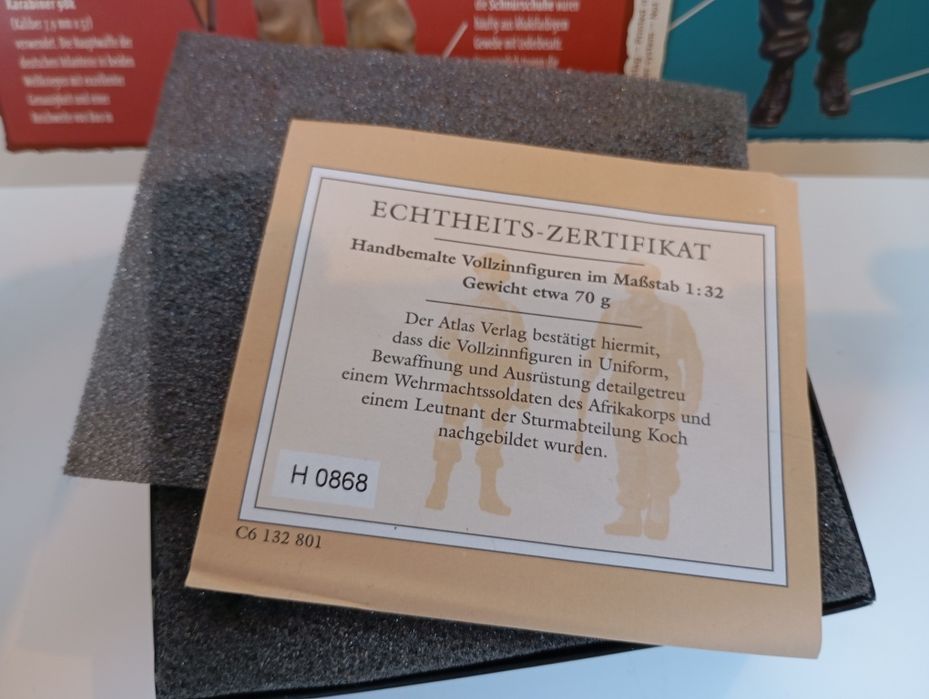 Третий рейх. Набор оловянных солдатиков. Вермахт.1:32(1:35) 54 мм .