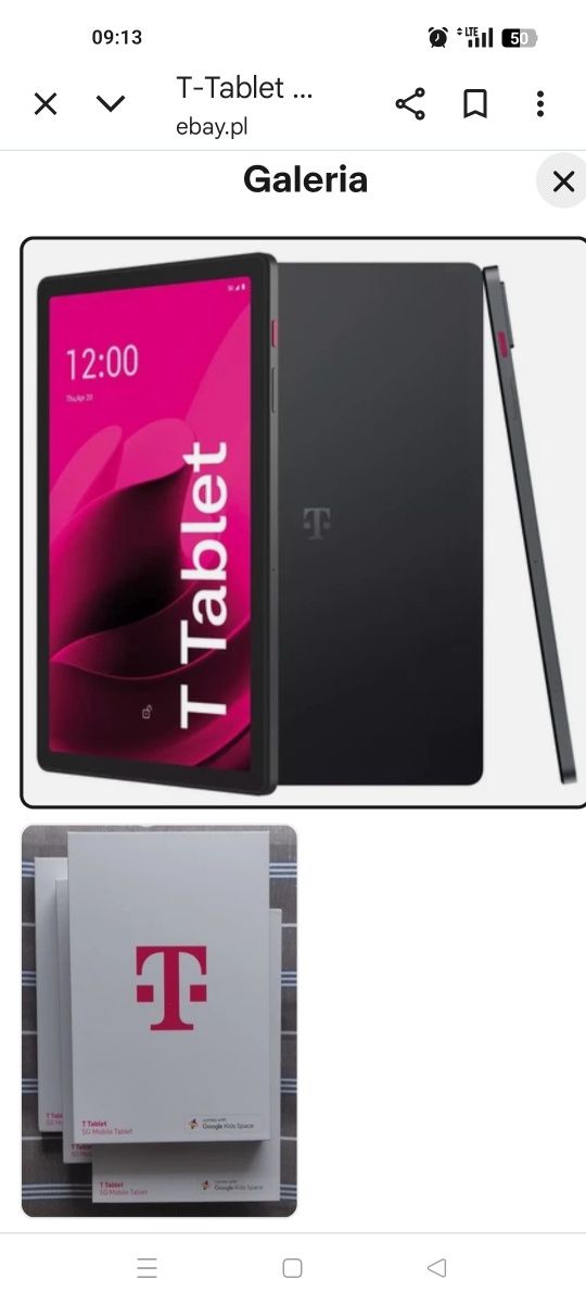 T tablet T mobile 5G z etui