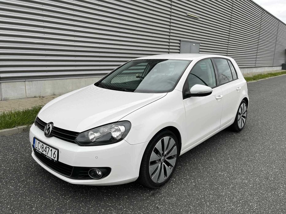 Volkswagen Golf VI  1.6 TDI ! Highline *wyposażony *biały !