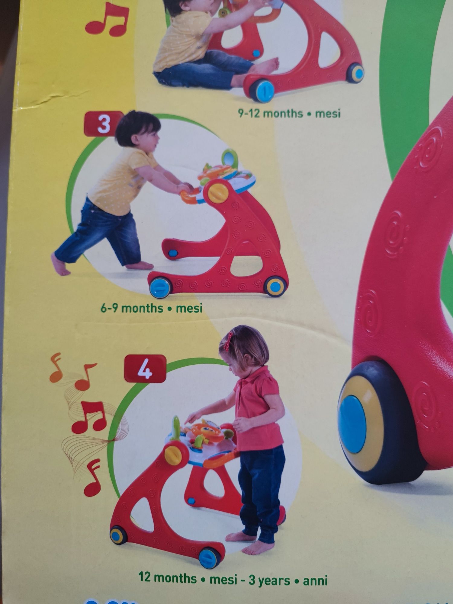 Ginásio + Andador Cresce e Caminha Chicco