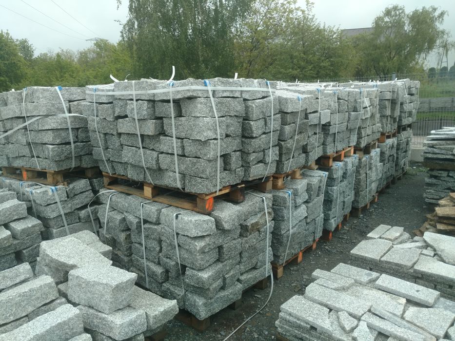 Opornik granitowy palisada obrzeże granitowe kostka granitowa kamień