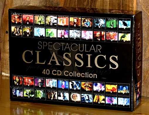 40 CD Spectacular Classics zestaw płyt muzyka klasyczna