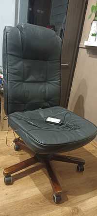 Fotel skórzany z masażem