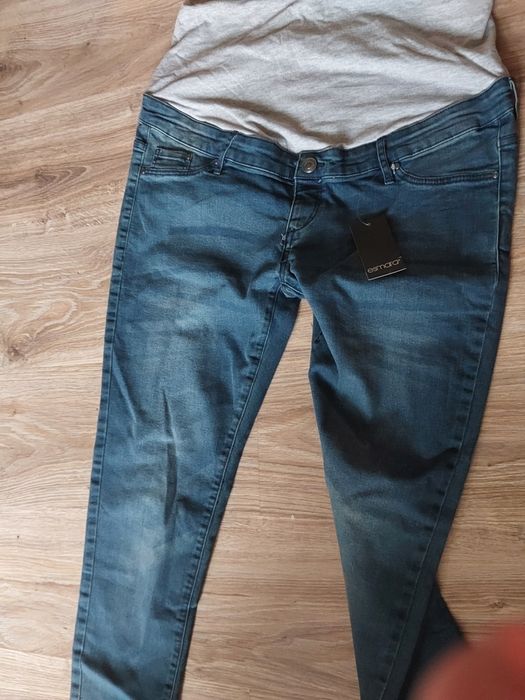 Nowe spodnie dżinsowe ciążowe rozmiar 42