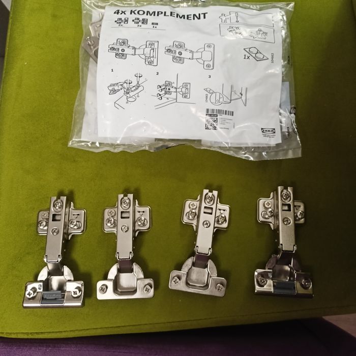 IKEA KOMPLEMENT Samodomykające zawiasy