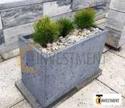 Doniczka donica betonowa ogrodowa BETON ARCHITEKTONICZNY RÓŻNE WYMIARY