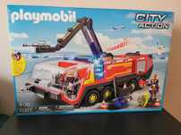 Pojazd strażacki na lotnisku playmobil city action