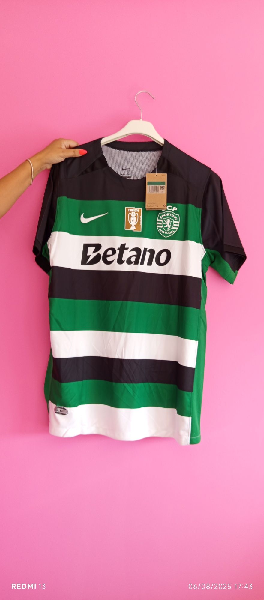 Camisola Bicampeão SCP