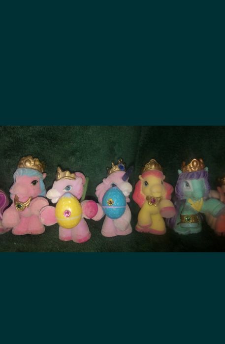 Okazja Filly zestaw 17 koników świecą ,brylanciki +karoca,hustawka