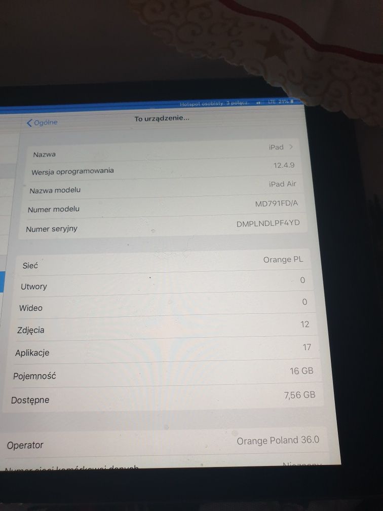 Ipad Air Lte 16gb