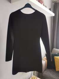 Sukienka mała czarna elegancka sówak 34