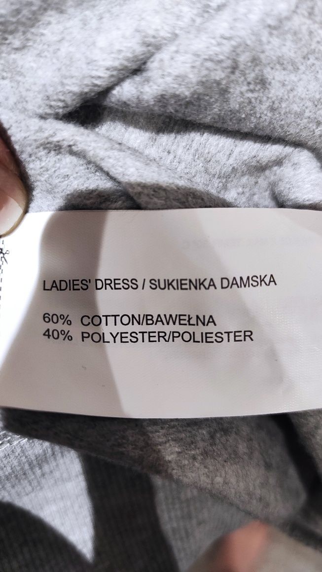 Sukienka szara Femestage Ewa Minge