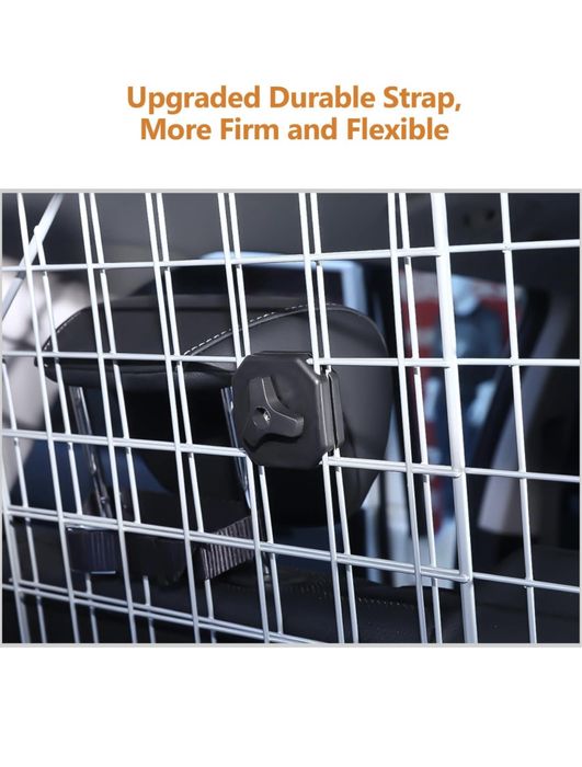 Uniwersalna klatka odgradzająca bagażnik od wnętrza samochodu dla psa