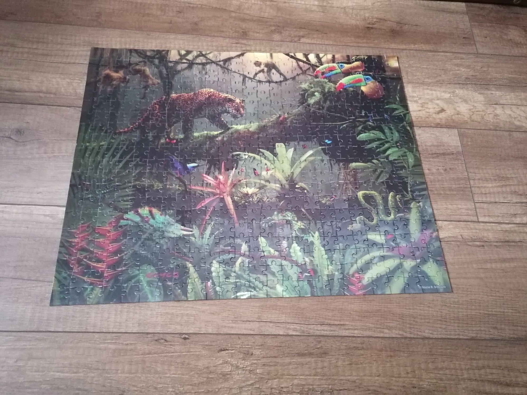 Trefl Puzzle 3D 500 elementów Visual Echo Życie w dżungli