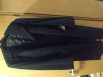 Czarny płaszcz, elegancki