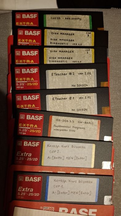 Dyskietki 5,25" BASF