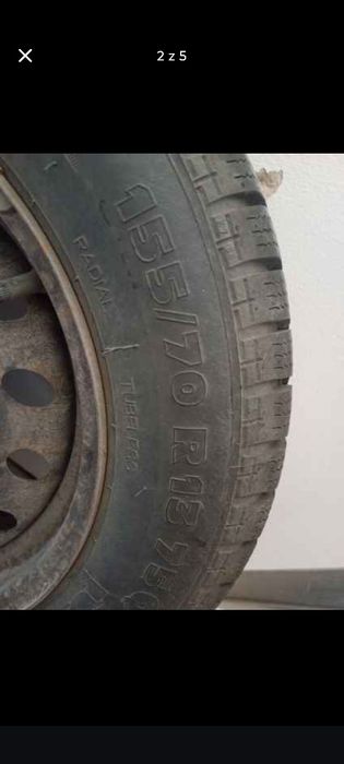 Opony zimowe 13 do Seicento Panda itp