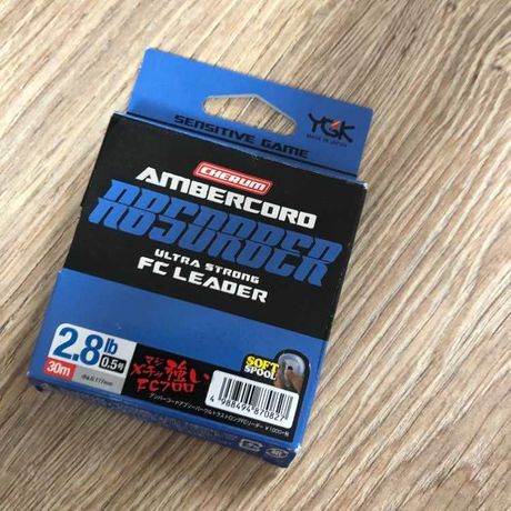 YGK Fluorocarbon Ambercord Absorber #0.5 2.8lb 0.117mm 30m