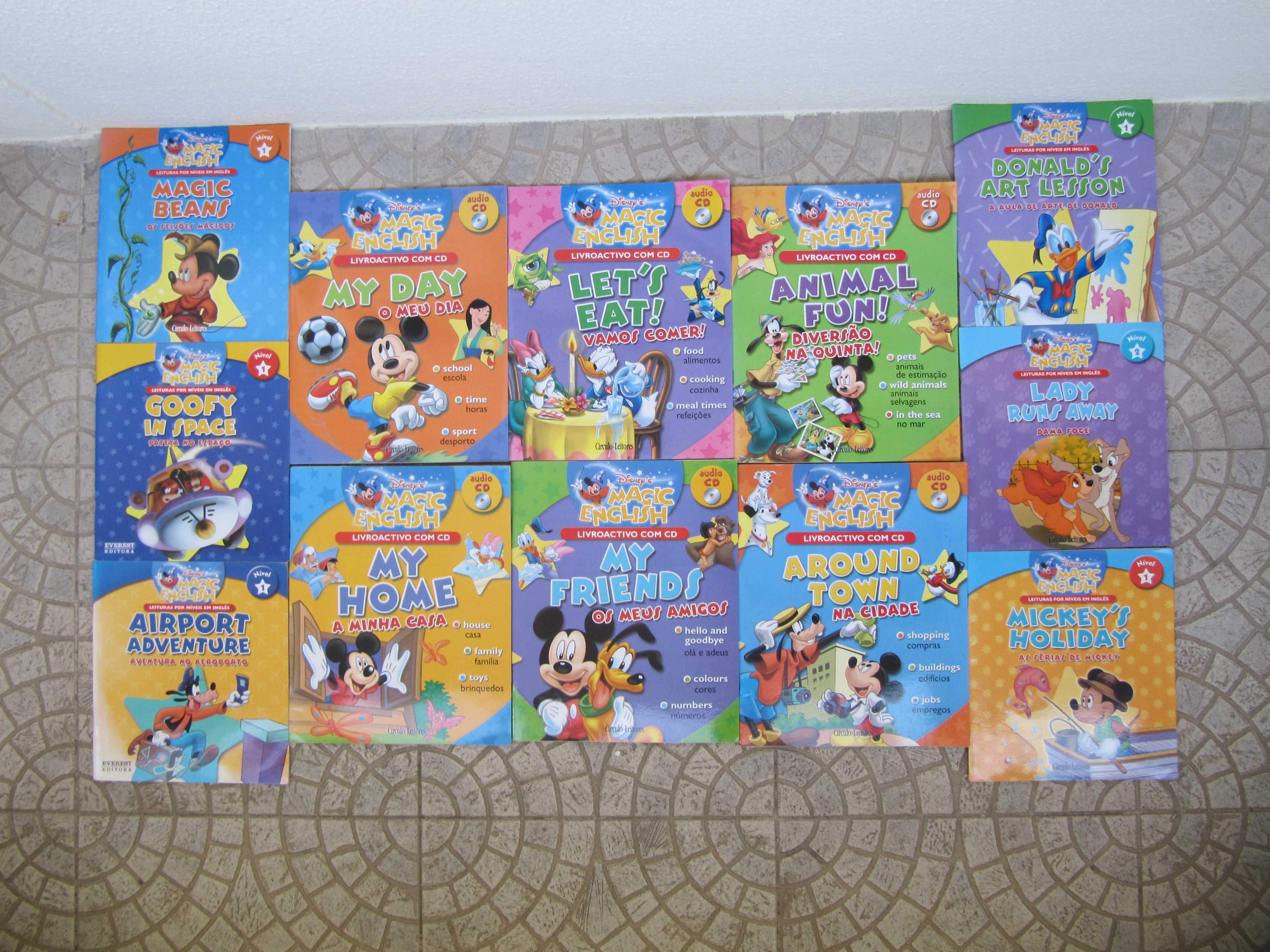 NOVO Disney 's Magic English - Leitura infantil - Mickey Pateta Donald