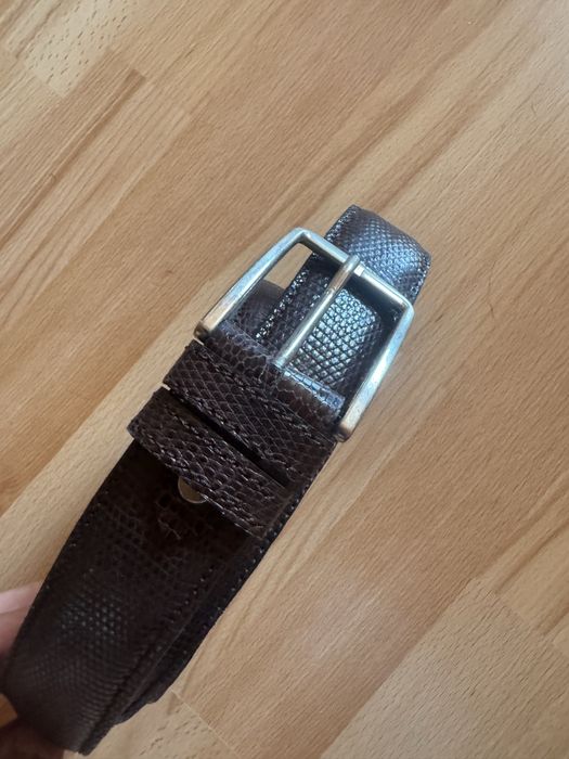 Ремені з натуральної шкіри ігуани