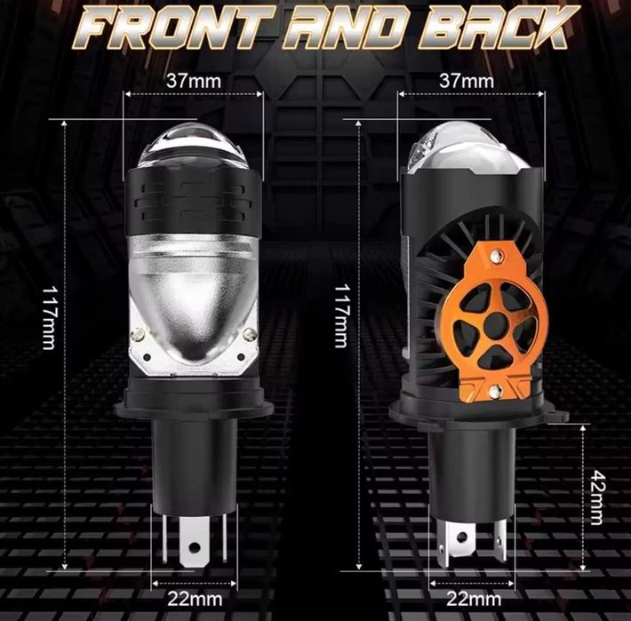 Led лампи DAWNKNIGHT K5C MINI H4 6000к