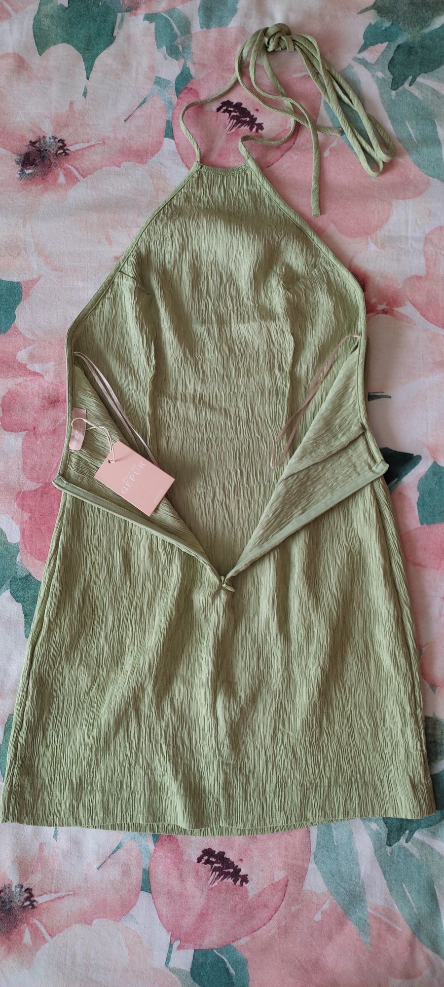 Gepur мини платье из жатки XS