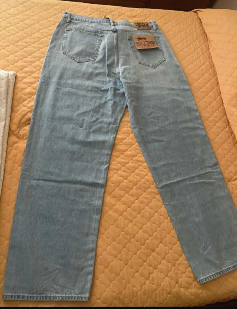 Calças de Ganga - Stüssy Big Ol' Jeans - Tamanho 36 (XL)