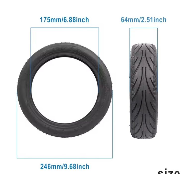 Покрышка 60/65-6,9 Ninebot Max G2 G65 tubeless бескамерка