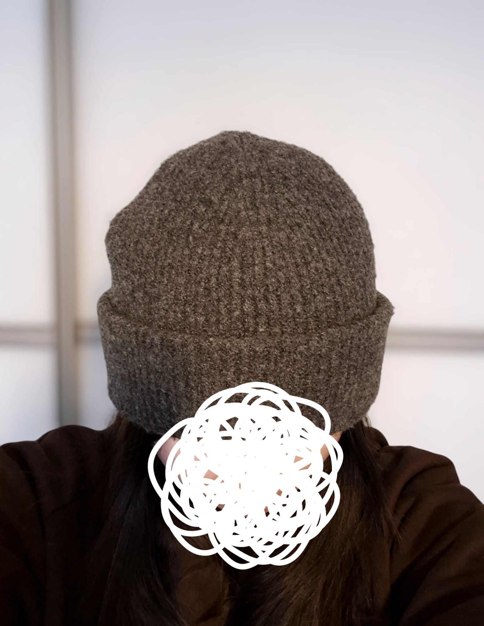 Czapka szara zimowa beanie