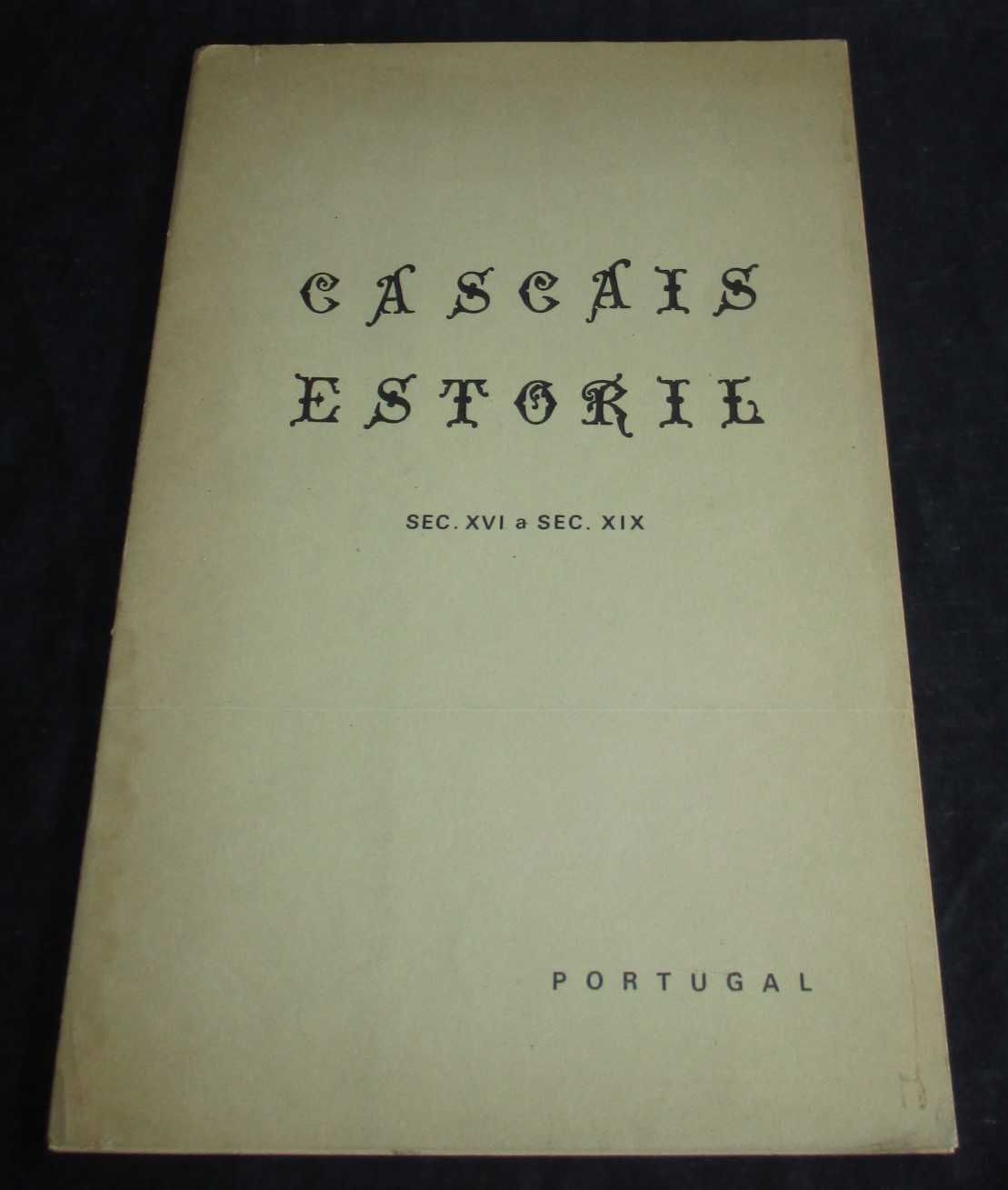 Livro Gravuras Cascais Estoril Séc. XVI a Séc. XIX Portugal