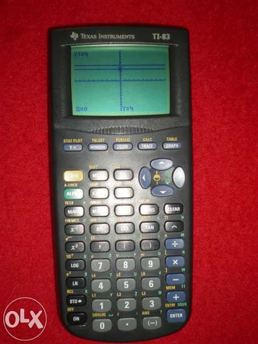 Calculadora gráfica texas instruments ti 83, semi nova