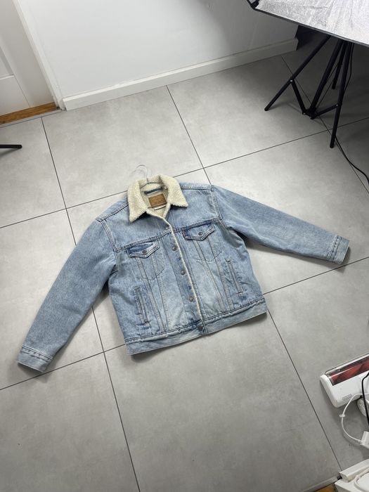 Kurtka Levi’s sherpa baranek lewis miś ocieplana na jesien zime unisex