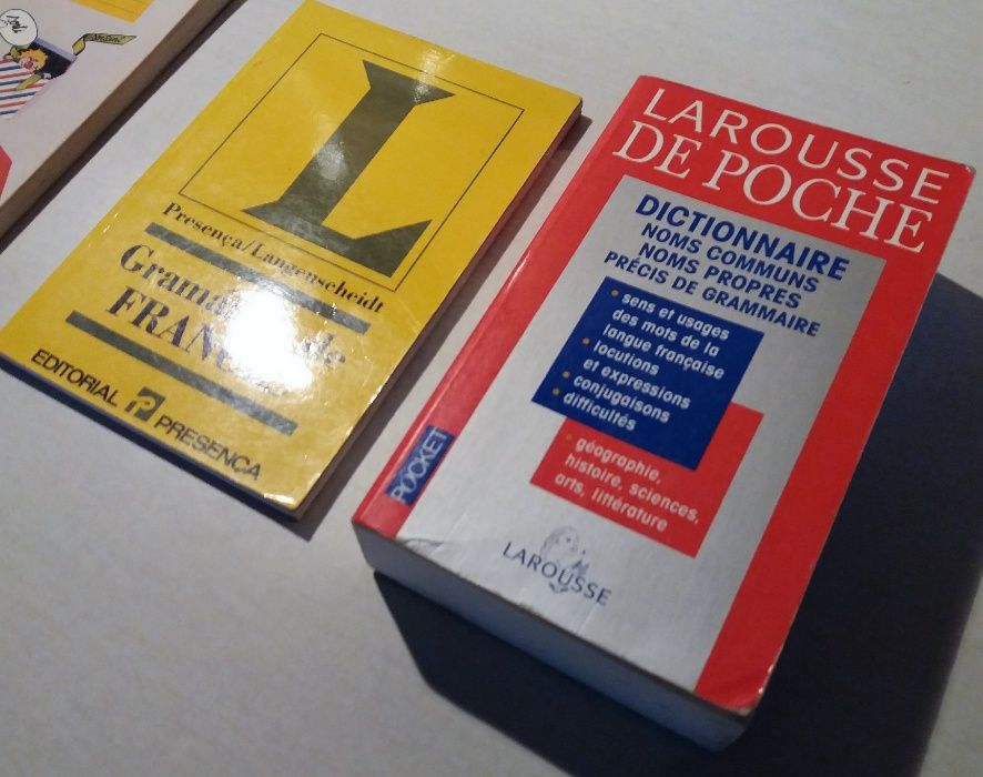 Livros Francês - dicionário, gramática, e literatura