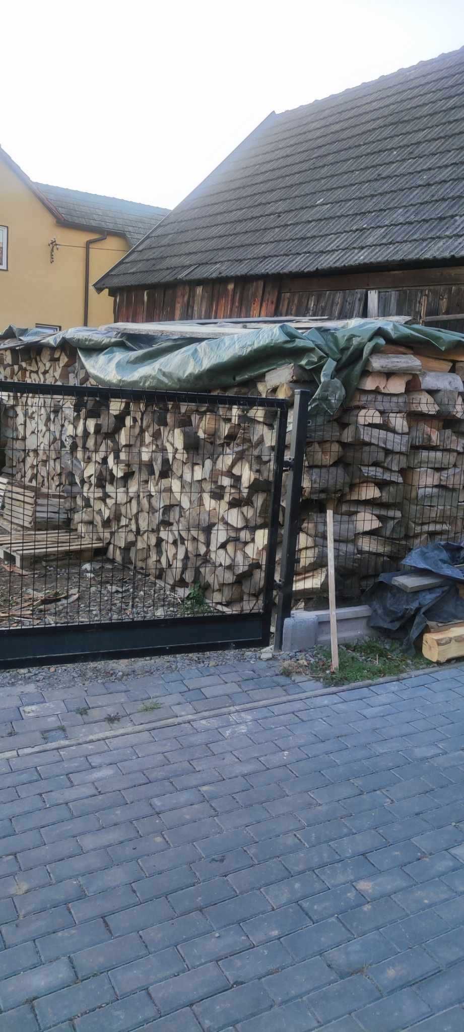 drewno opałowe kominkowe suche buk, mieszane