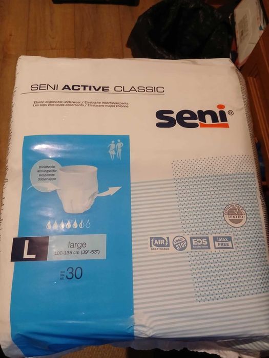 Seni Active Classic rozmiar L 30szt. 2 opakowania