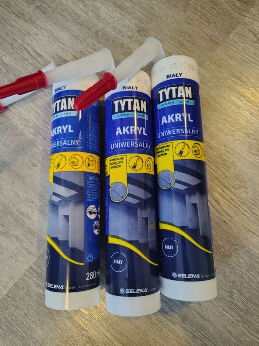 Silikon uniwersalny akrylowy biały