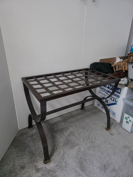 Banco ferro decorativo para jardim