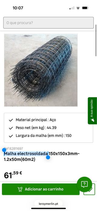 Malha electrosoldada