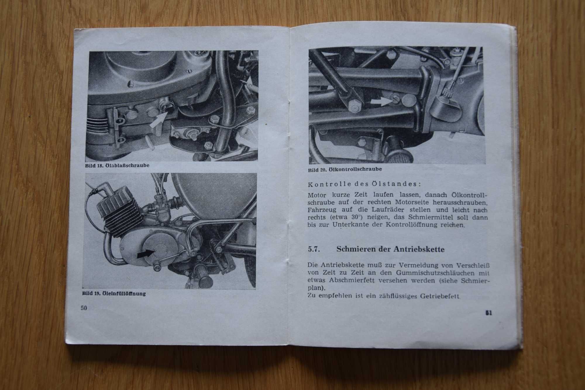 Instrukcja Katalog SIMSON jawa ms wsk shl junak