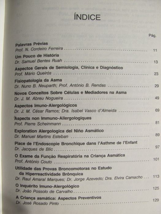 A Criança Asmática – Rosado Pinto