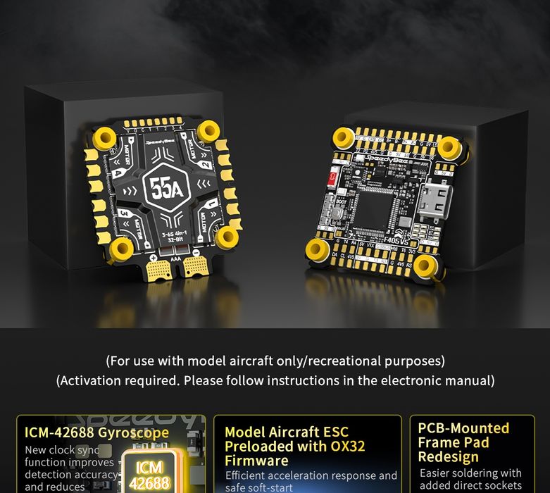 Стек SpeedyBee f405 v5 55a FC+ESC