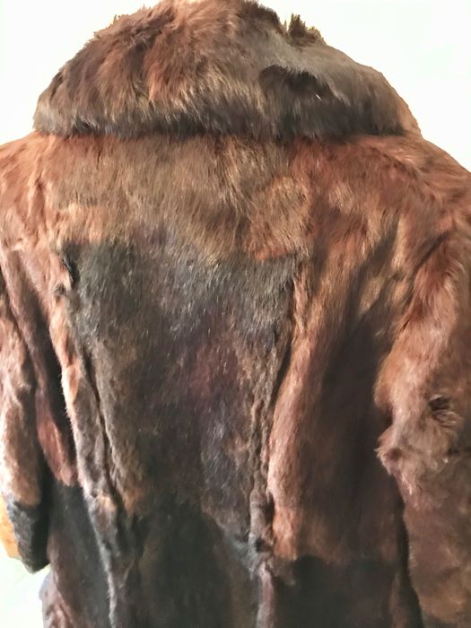 Casaco peles elegante