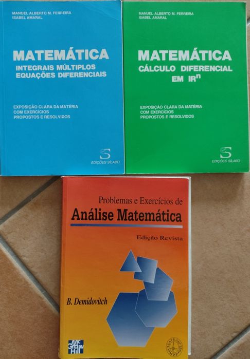 Livros Física, Química, Bioquímica, Biologia e Matemática