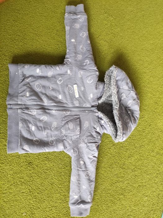 Bluza dwustronna miś 74 dla chłopca