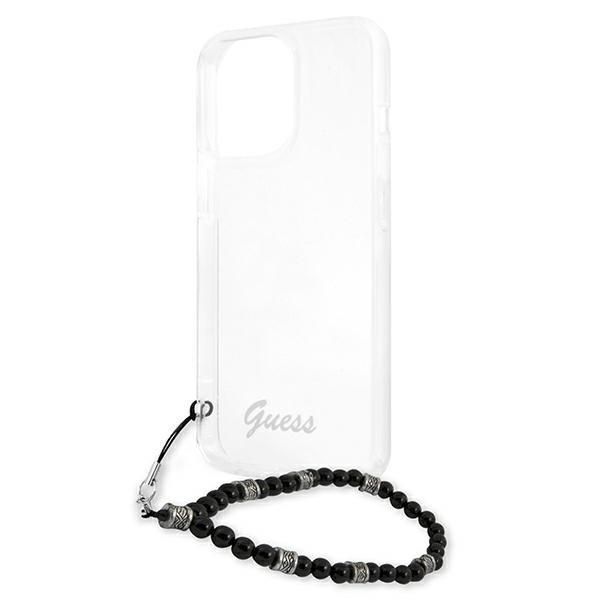 Etui Guess do iPhone 13 Pro / 13 6,1" - Przezroczyste, Black Pearl