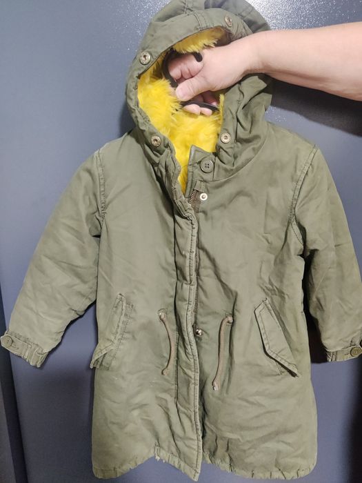 Парка зимова дитяча р 110 дівчинка Zara